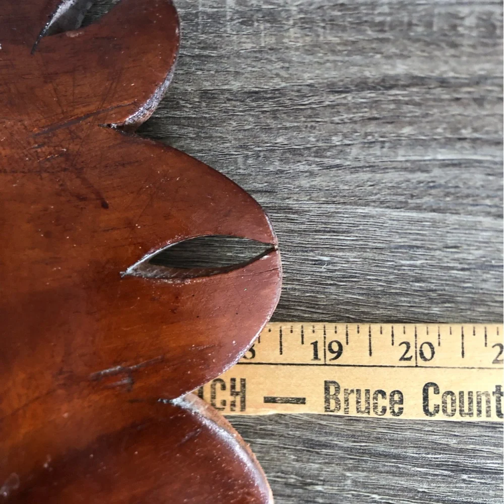 Hand Carved Wood Sun and Moon Wall Art - Picture 6 of 11